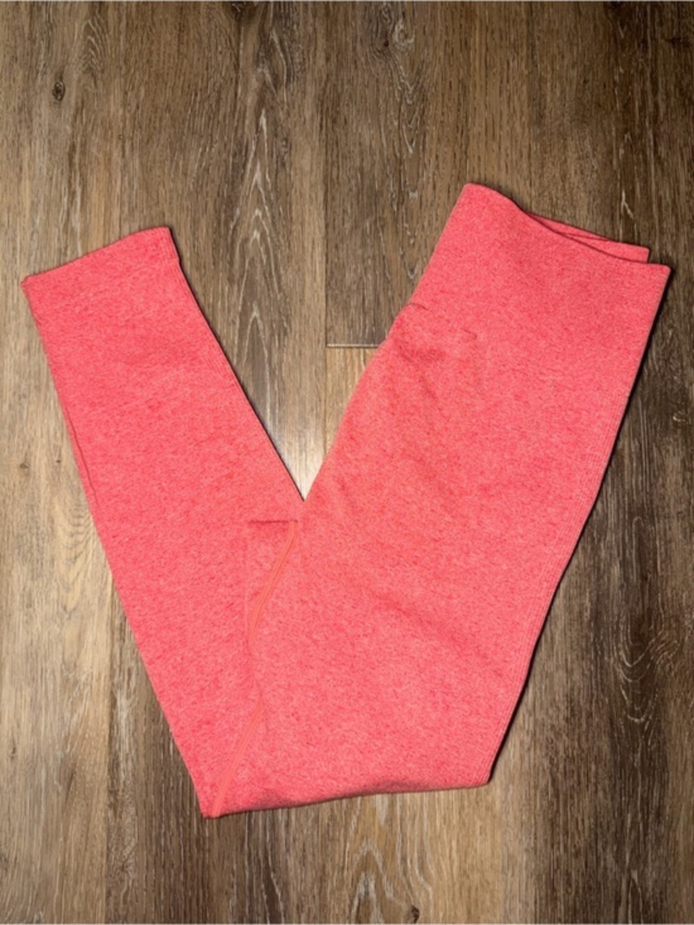 OQQ Women's Seamless High Waist Coral Workout Leggings